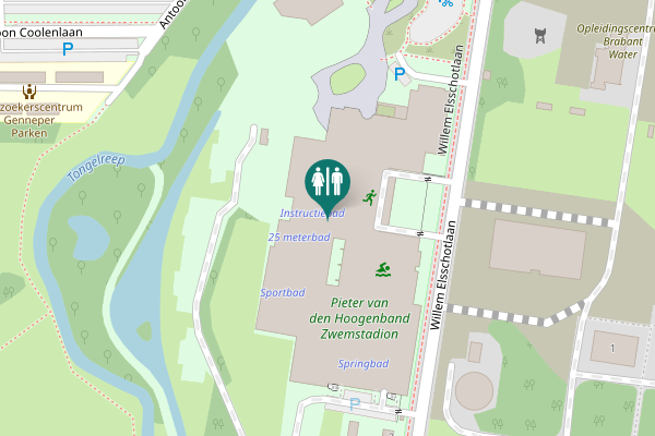 Map showing location of Eindhoven Toilet