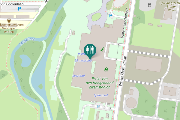 Map showing location of Antoon Coolenlaan 1 Toilet