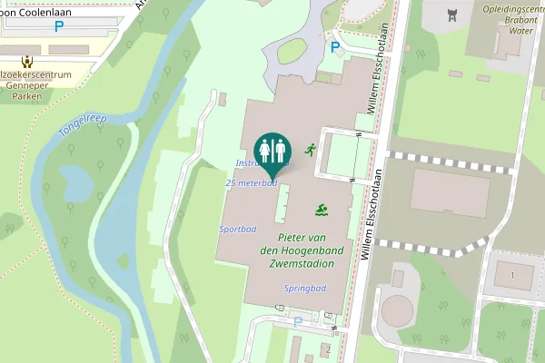 Map showing location of Antoon Coolenlaan 1 Toilet