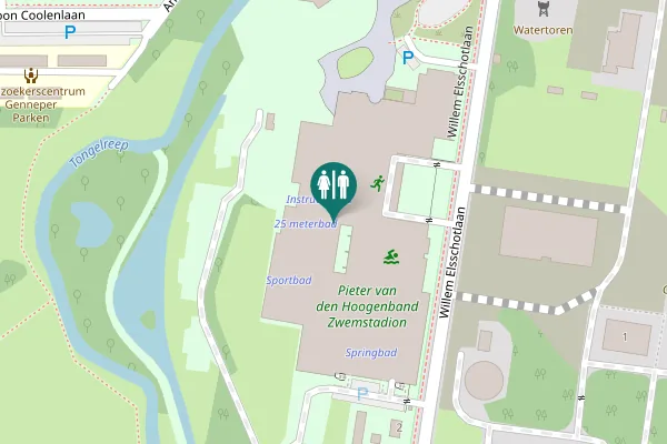 Map showing location of Antoon Coolenlaan 1 Toilet