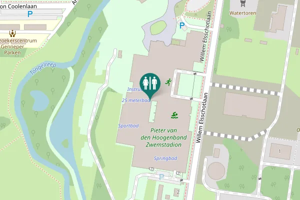 Map showing location of Antoon Coolenlaan 1 Toilet