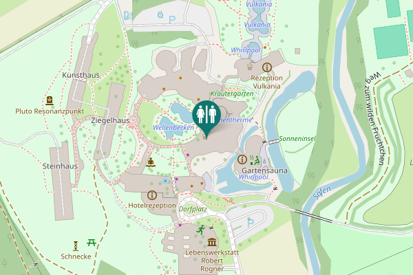 Map showing location of 100 Toilet