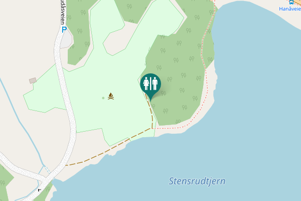 Map showing location of Enebakkveien 457 Toilet