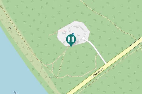 Map showing location of Raipasveien Toilet