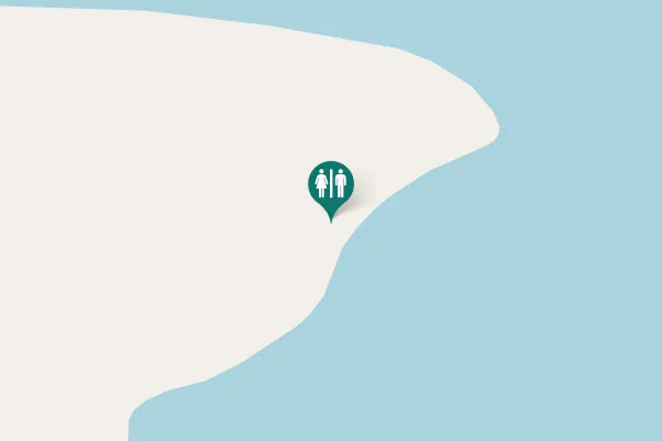 Map showing location of Sørstraumbrua - Árressildi Toilet
