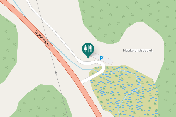 Map showing location of Masfjorden Toilet