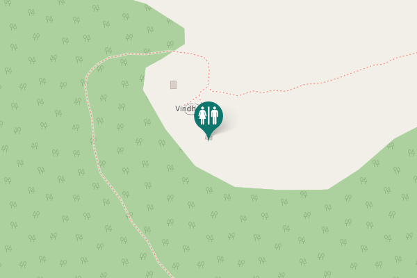 Map showing location of Voss Toilet