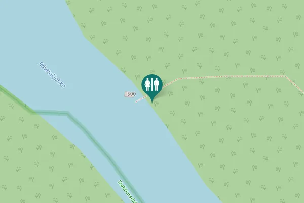Map showing location of Hengebru 500 Toilet