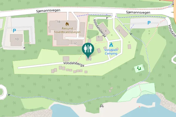 Map showing location of Volsdalsberga 12 Toilet