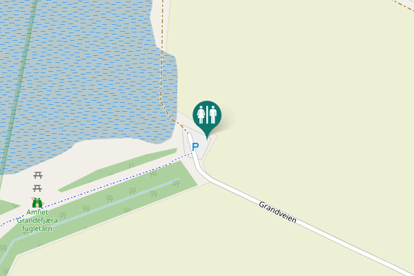 Map showing location of Toalett