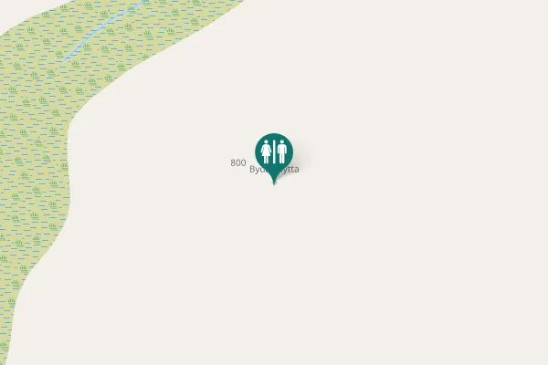 Map showing location of Bydalshytta