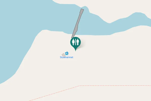 Map showing location of Alta Toilet