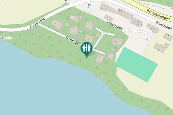 Map showing location of Freiskogen 6 Toilet