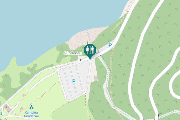 Map showing location of Glarus Toilet