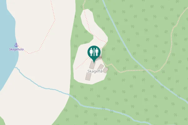 Map showing location of Stranda Toilet