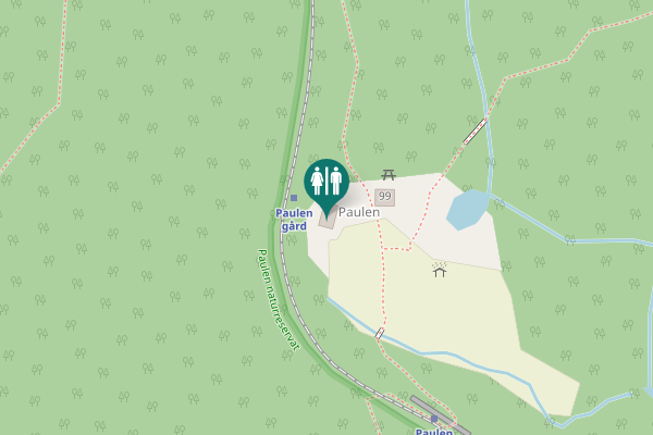 Map showing location of Kringsjåvegen 99 Toilet