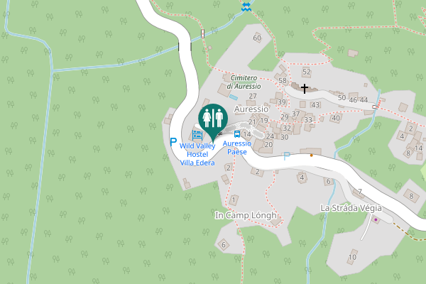 Map showing location of Onsernone Toilet