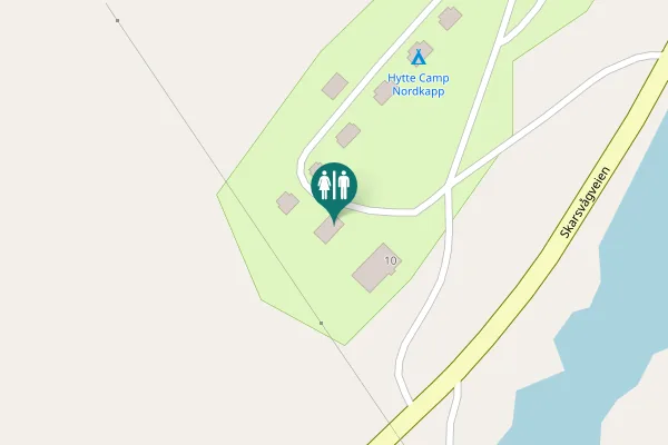 Map showing location of Skarsvågveien 10 Toilet