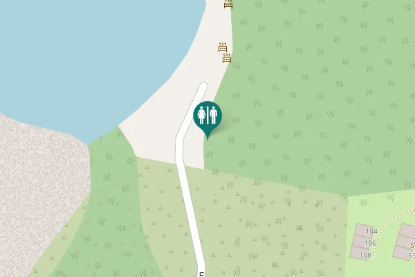 Map showing location of Tollevikveien Toilet