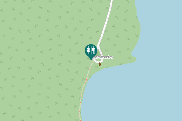 Map showing location of Hornkjølvegen 80 Toilet