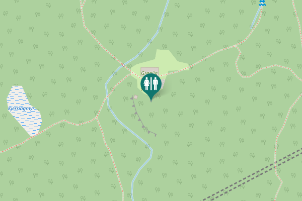 Map showing location of Oslo Toilet