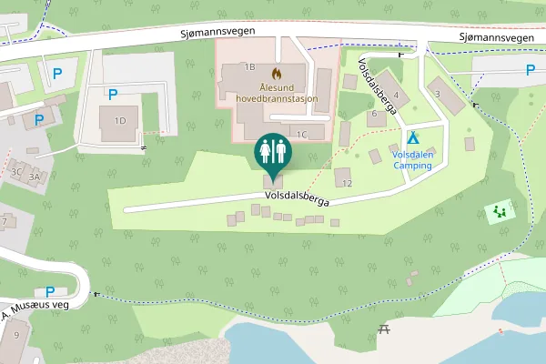 Map showing location of Volsdalsberga 12 Toilet