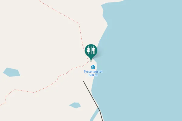Map showing location of Volda Toilet