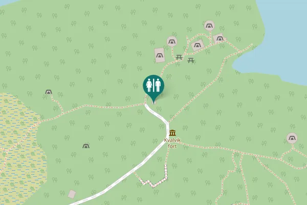 Map showing location of Kvalvikveien 123 Toilet