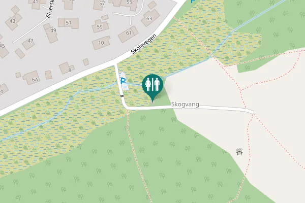 Map showing location of Skolevegen 10 Toilet