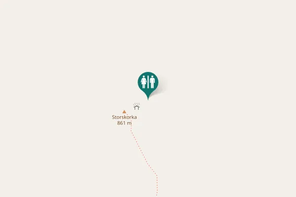 Map showing location of Vestnes Toilet