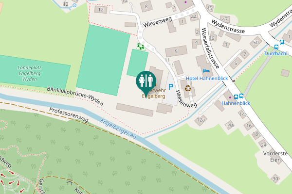 Map showing location of Wiesenweg 18 Toilet