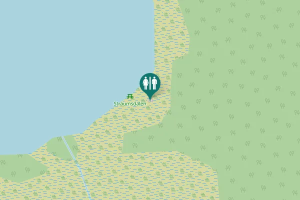 Map showing location of Sykkylven Toilet