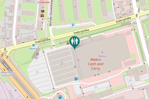 Map showing location of Marcina Kasprzaka 8 Toilet
