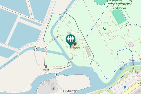 Map showing location of Zastawna 6 Toilet
