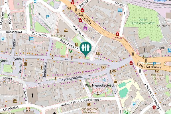 Map showing location of Ratuszowa 16 Toilet
