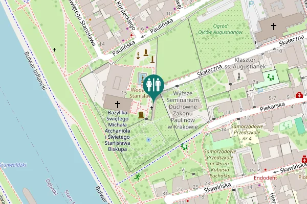 Map showing location of Skałeczna 15 Toilet