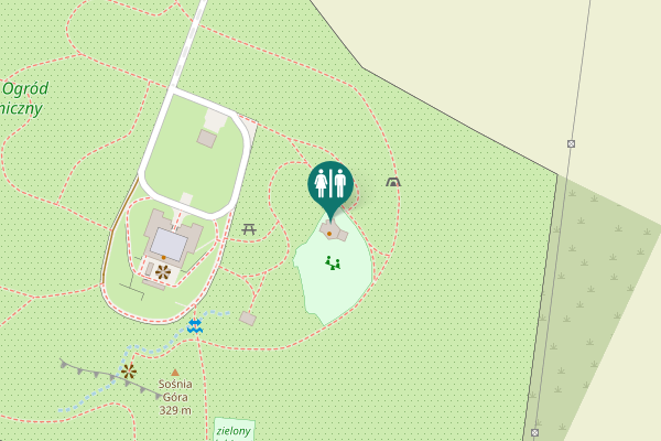 Map showing location of Sosnowa 5 Toilet