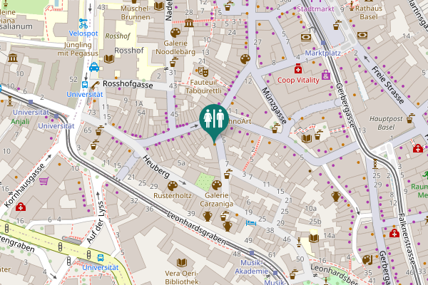 Map showing location of Gemsberg 2 Toilet