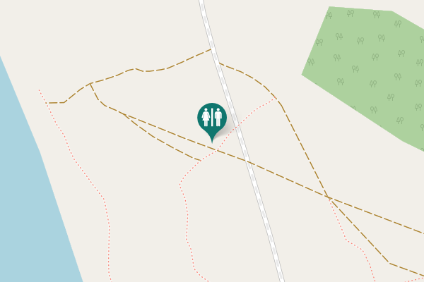 Map showing location of 32F Toilet
