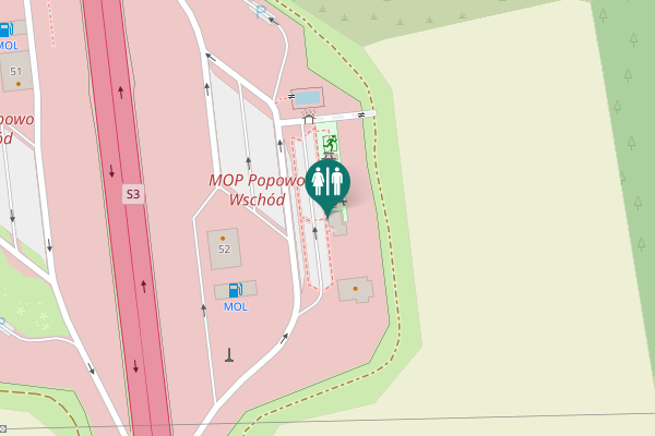 Map showing location of 52 Toilet
