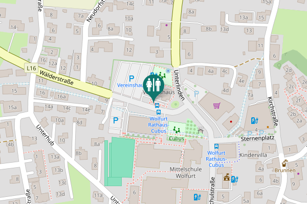 Map showing location of Wälderstraße 5 Toilet