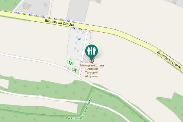 Map showing location of Bronisława Czecha 14 Toilet