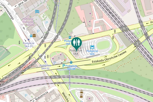 Map showing location of Powstańców Wielkopolskich 6 Toilet