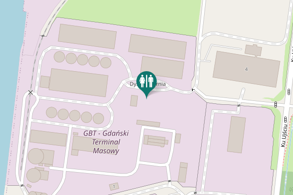 Map showing location of Promowa 1 Toilet