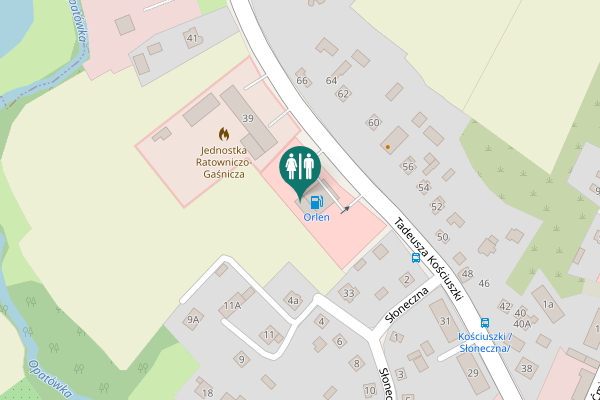 Map showing location of Tadeusza Kościuszki 37 Toilet
