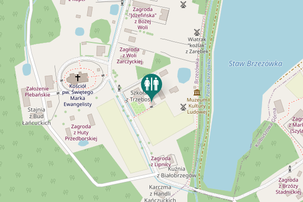 Map showing location of Wolska 36 Toilet