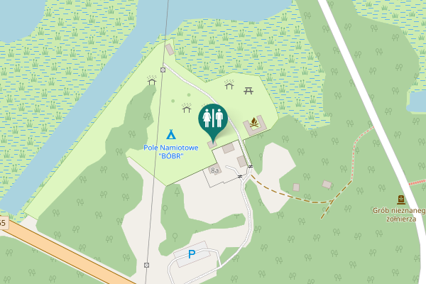Map showing location of 8a Toilet