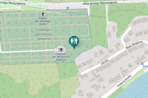 Map showing location of Ukryta 18 Toilet