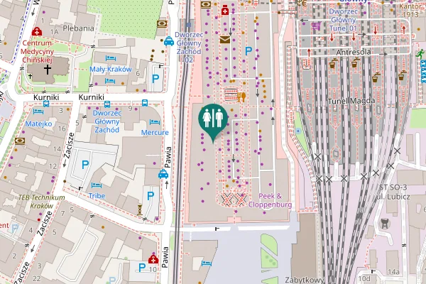 Map showing location of Pawia 5 Toilet