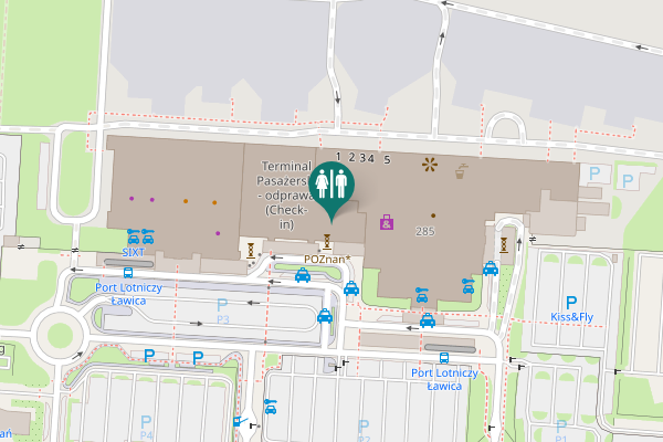 Map showing location of Bukowska 285 Toilet